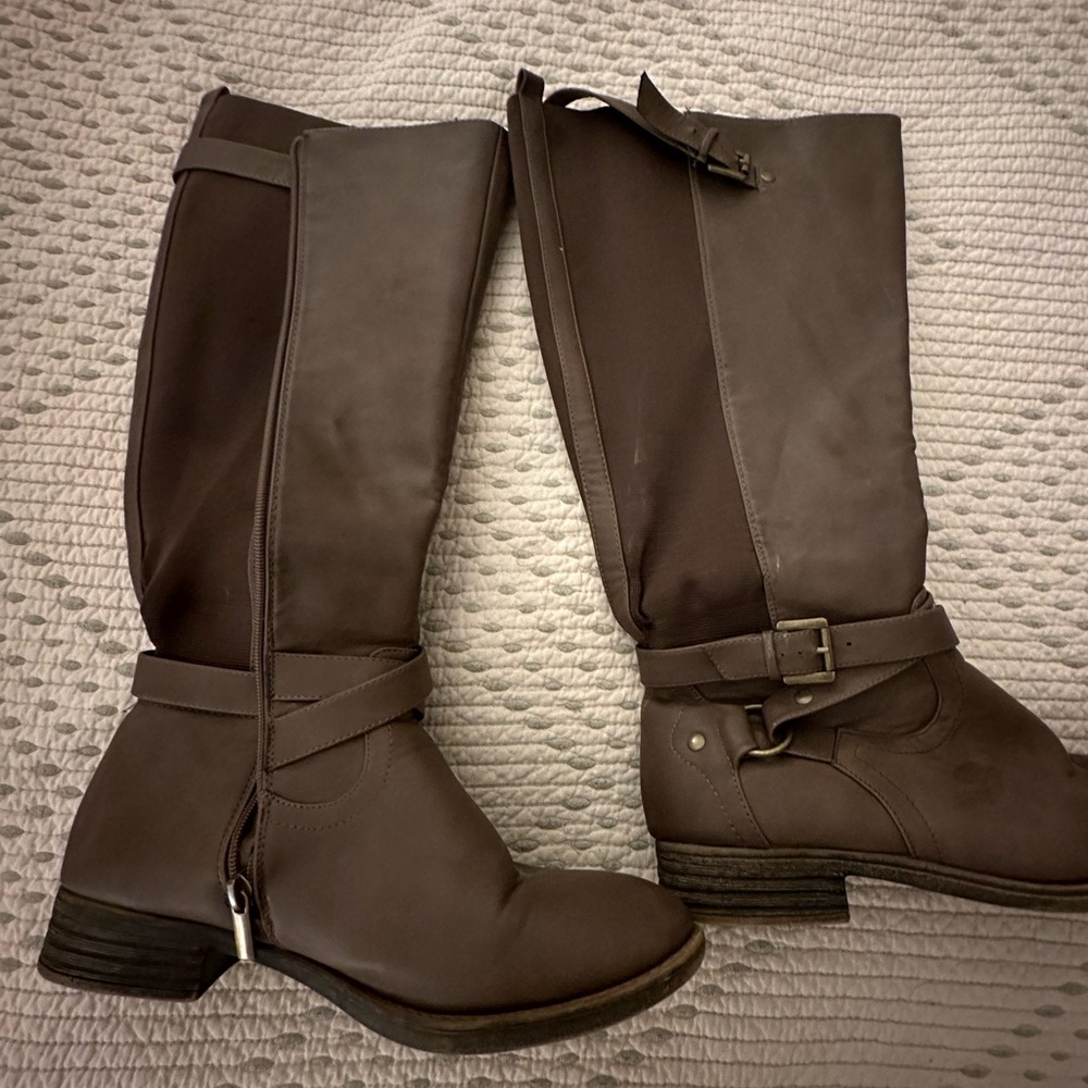 Lane Bryant Vegan Leather Riding Boot